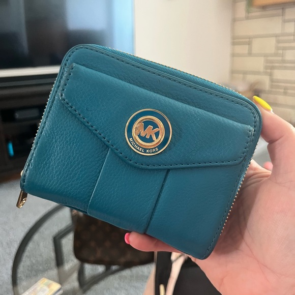 Michael Kors Handbags - Teal Michael Kohrs Wallet